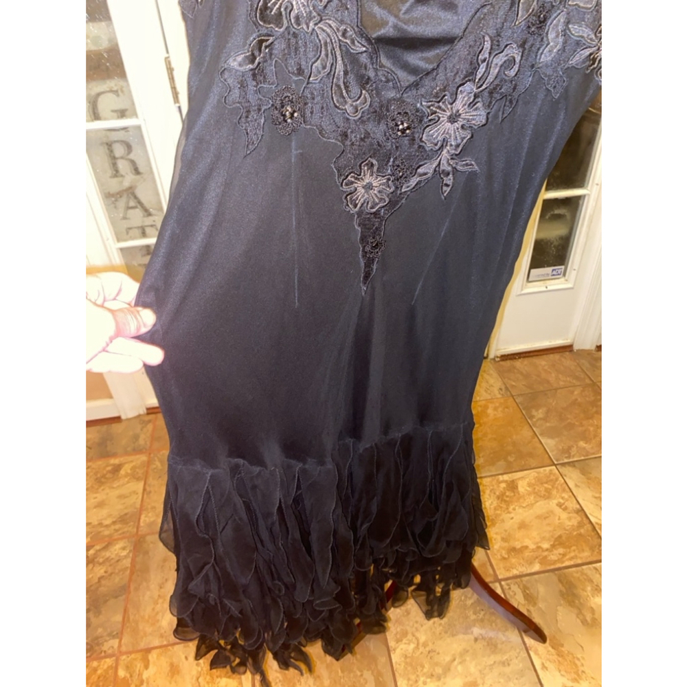 Women's Lenovia Black Dress Size L - Picture 8 of 9